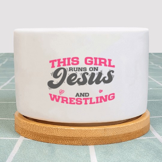 MMA Wrestler This Girl Runs On Jesus And Wrestling Plant Pots