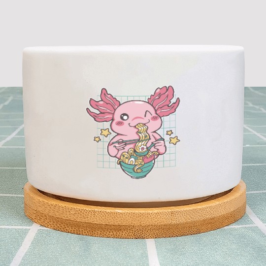 Funny Kawaii Axolotl Plant Pots