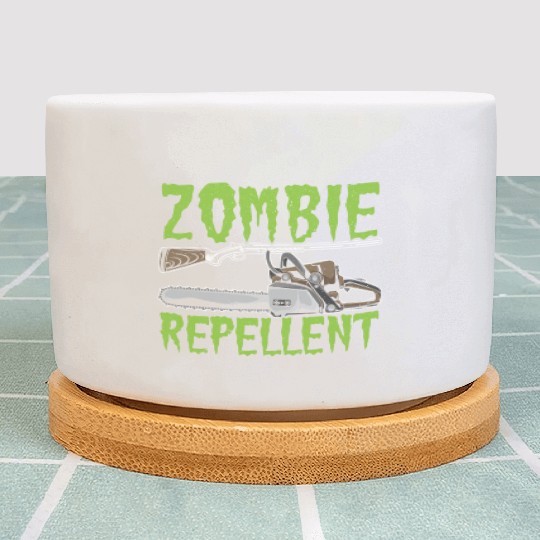 Zombie Repellent Happy Halloween Trick Or Treating Plant Pots