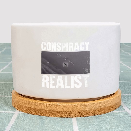 Conspiracy Realist Plant Pots UFO Government Sighting