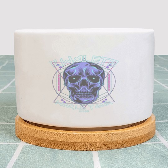 Kwalete World Tour Diamond Skull Plant Pots