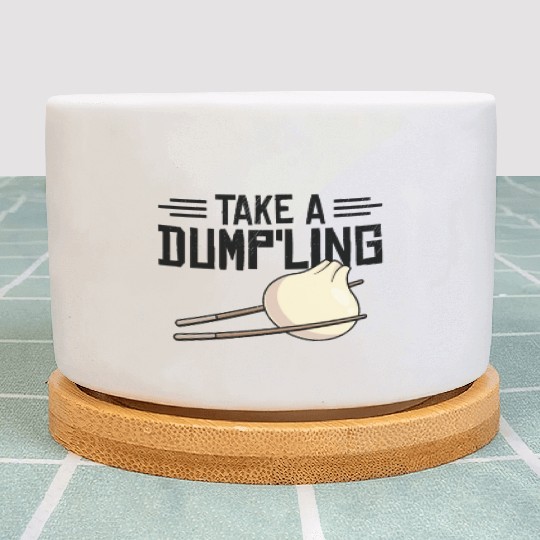 Dumpling Asian Food Chinese Food Fan Plant Pots