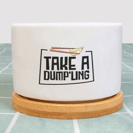 Dumpling Asian Food Chinese Food Fan Plant Pots