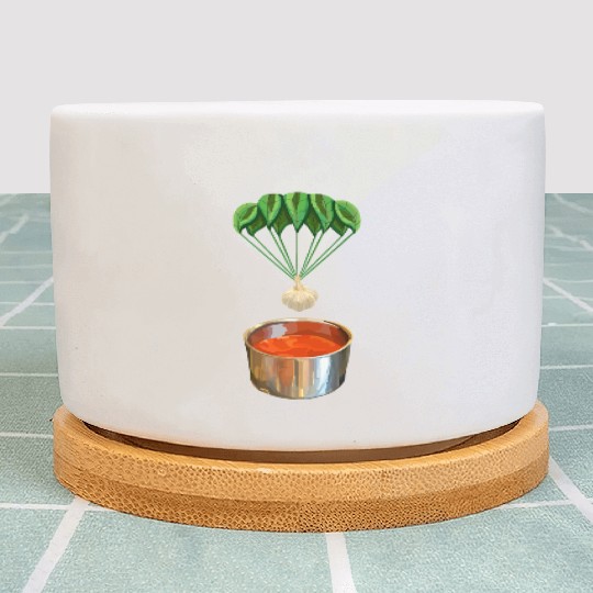 Italian Garlic Basil Tomato Sauce Plant Pots