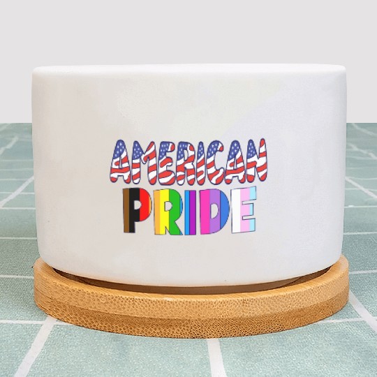 American Pride - LGBTQ+ America Pride Month July 4 Plant Pots