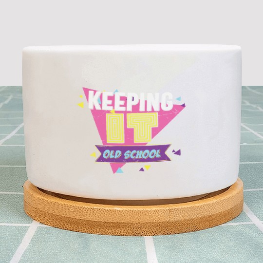 Keeping It Old School Retro Plant Pots