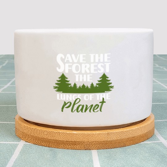Nature Hiking Forester Mountain Plant Pots