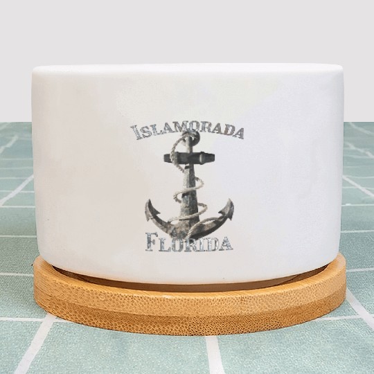 Islamorada Florida Keys Nautical Anchor Sailing Plant Pots