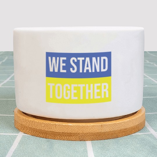 Ukraine We Stand Together Plant Pots