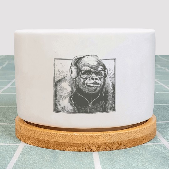 Funny Gorilla Plant Pots