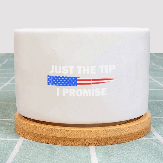 Just the tip I promise. Funny veterans day Plant Pots