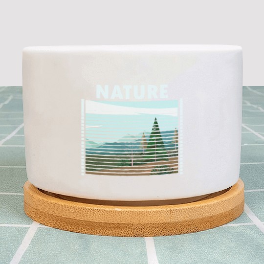 vintage nature forest hiking Plant Pots