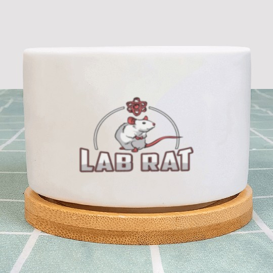 Lab Tech Lab Rat Laboratory Science Technician Plant Pots