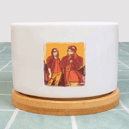 Pilots women art Pilots women art gift inspiration Plant Pots