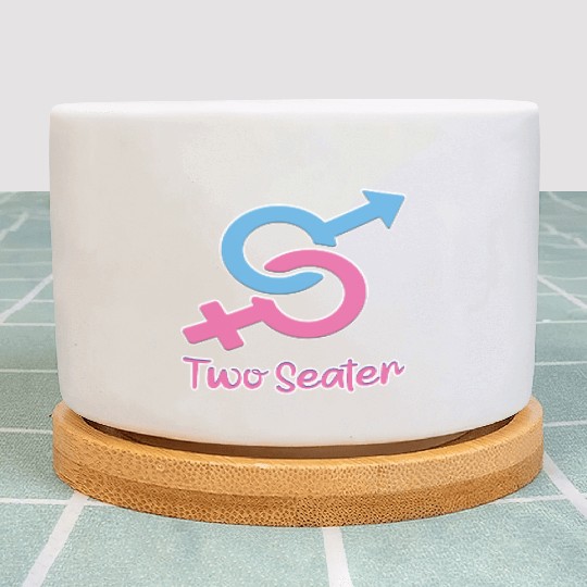 Silk road tees two seater funny Plant Pots