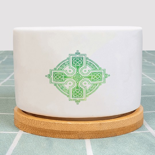 Celtic Cross Plant Pots