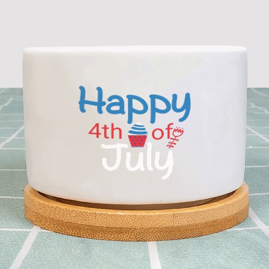 4th of July Plant Pots,Happy 4th 2022 Plant Pots,Freedom
