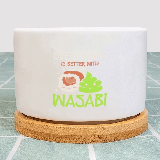 Everything Is Better Sushi Lover Japan Japanese Plant Pots