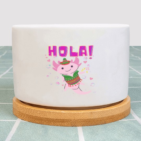 Hola Cute Axolotl - 15 Plant Pots