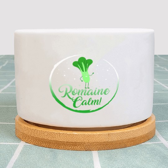Lettuce Vegetable Plant Pots, Romaine Calm Plant Pots,