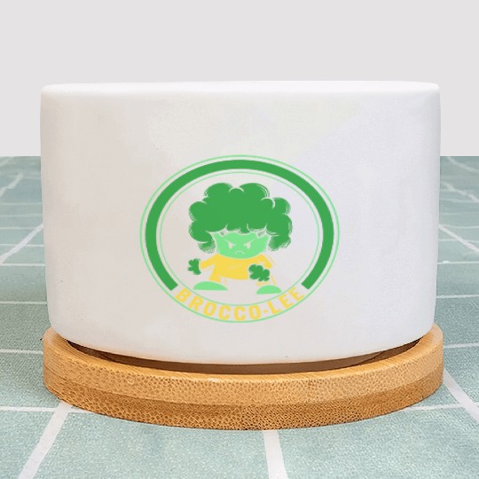 Vegetables Plant Pots, Brocco-Lee Funny Vegetable