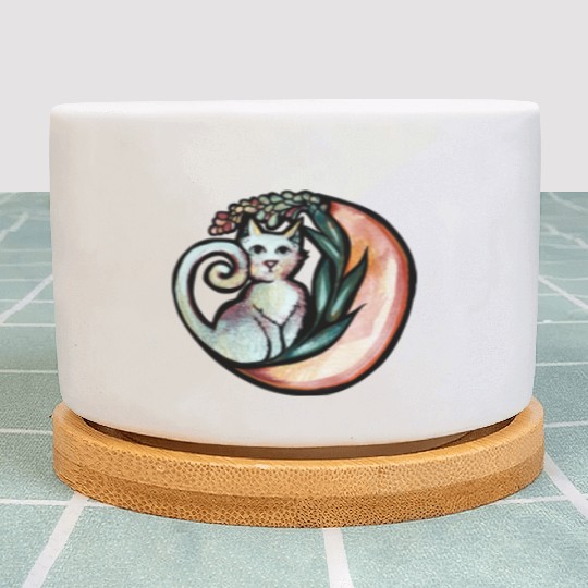 Moon Nature Cat Plant Pots