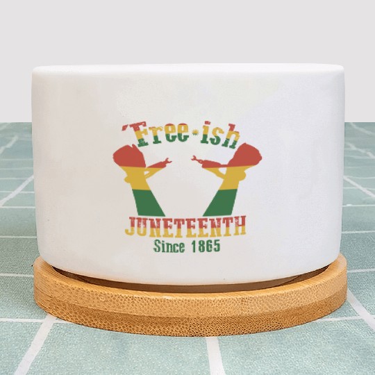 Juneteenth Black History Day Pride Gift Plant Pots