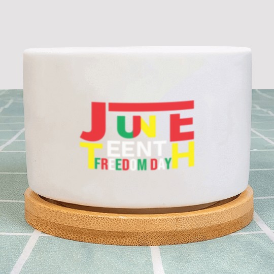 Juneteenth Black History Day Pride Gift Plant Pots