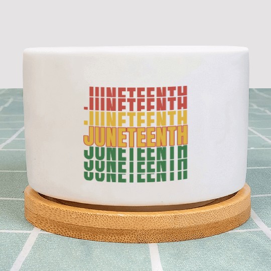 Juneteenth Black History Day Pride Gift Plant Pots