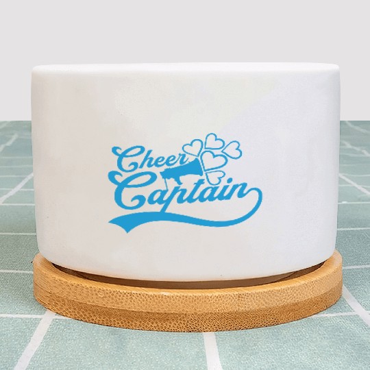 team cheer captain megaphone Plant Pots