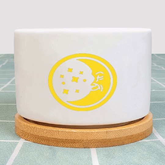 Happy Moon Plant Pots