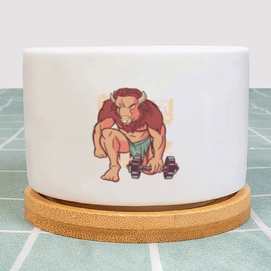 Muscle Buffalo Plant Pots