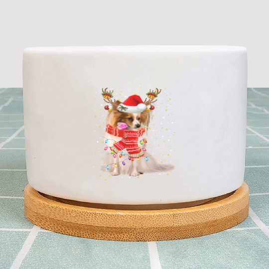 Papillion Plant Pots Papillion Reindeer Christmas Light