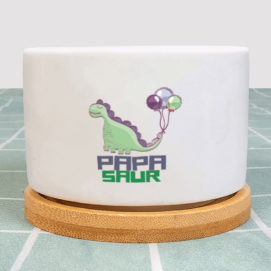 PAPA SAUR, Father's Day Plant Pots