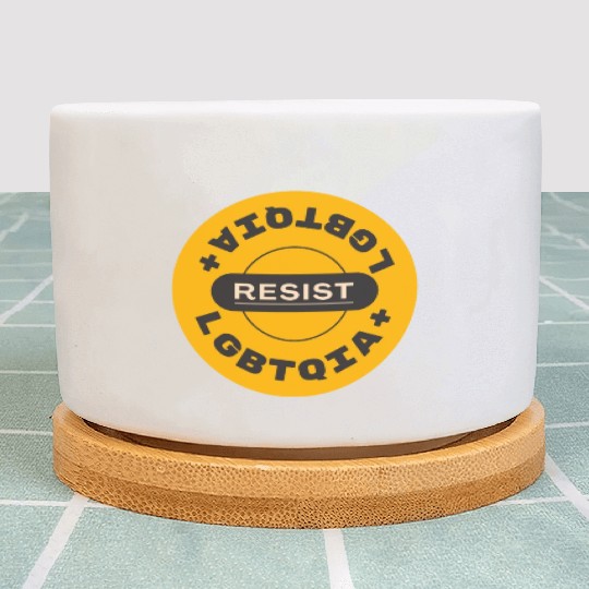 LGBTQIA resist Plant Pots