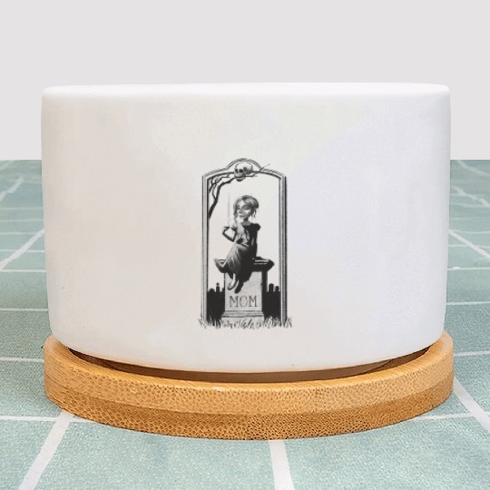 mary horror vintage Plant Pots