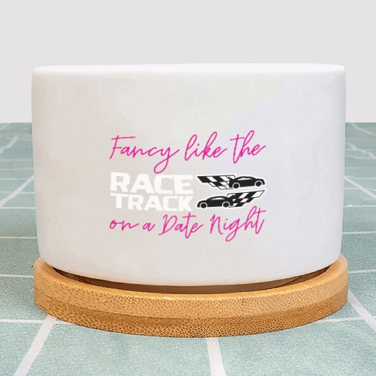 Fancy Like The Race Track On A Date Night 2 Plant Pots