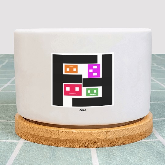 Geometric Cubes In Game - multi-sided cubes Plant Pots