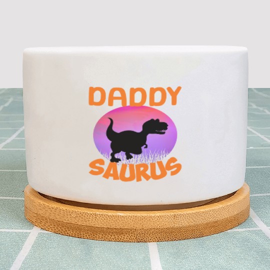 Daddysaurus Papasaurus Plant Pots
