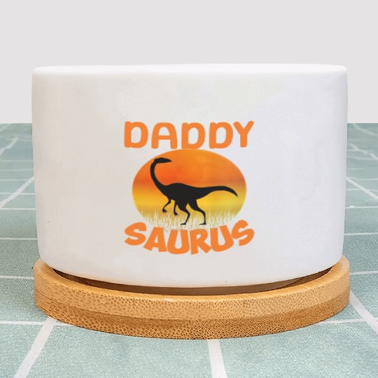 Daddysaurus Papasaurus Plant Pots