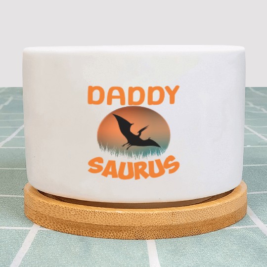 Daddysaurus Papasaurus Plant Pots