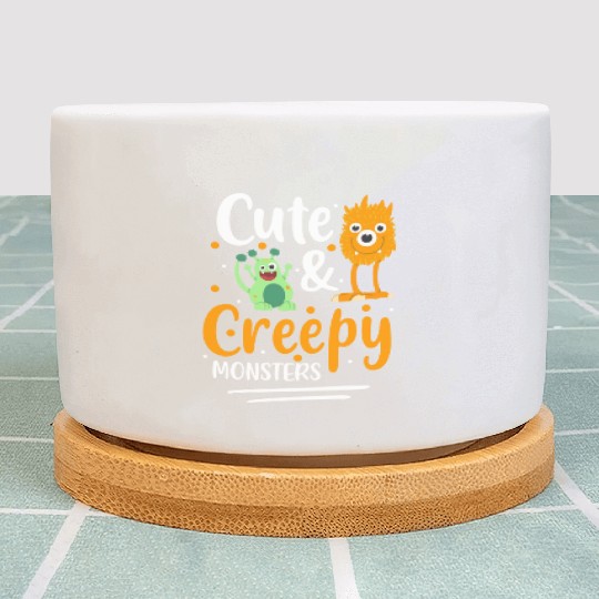 Monster Scary Little Brother Big Sister Plant Pots