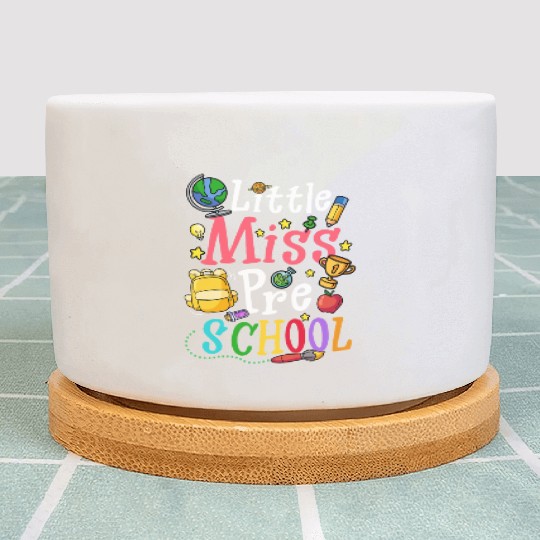 Little Miss Preschool Back to School Plant Pots