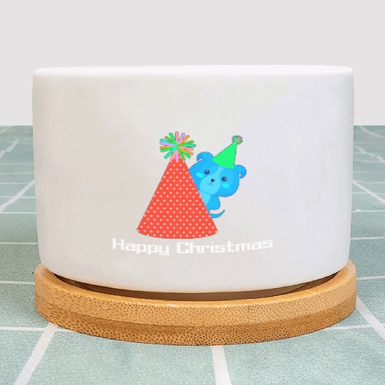Happy Christmas,beautiful winter design Plant Pots