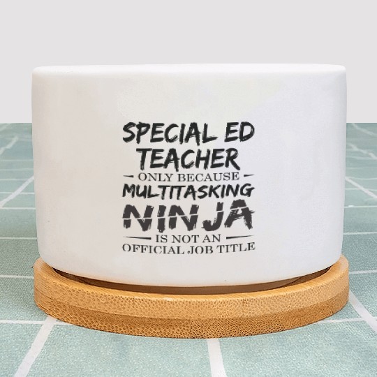 Ninja Special Ed Teacher Plant Pots