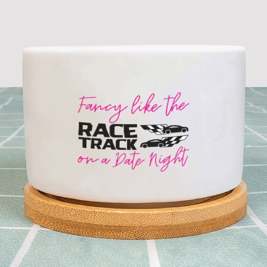 Fancy Like The Race Track On A Date Night 2 Plant Pots