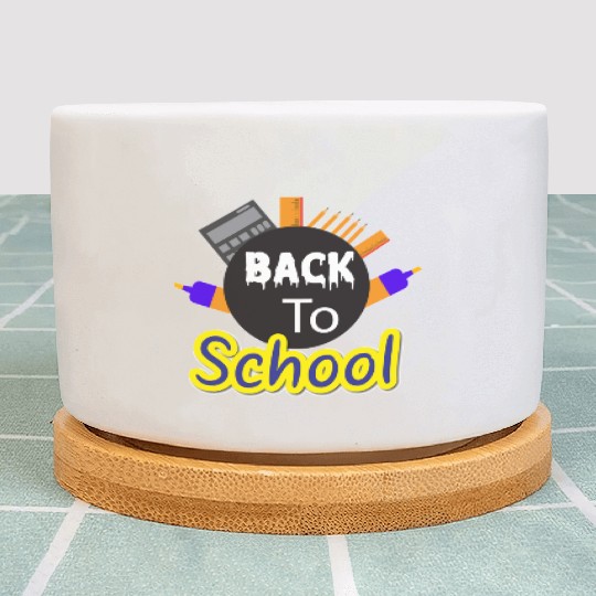 education back to school elements Plant Pots