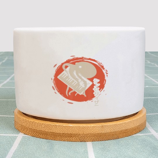 Calligraphy Analog Synthesizer Octopus Synth Music Plant Pots