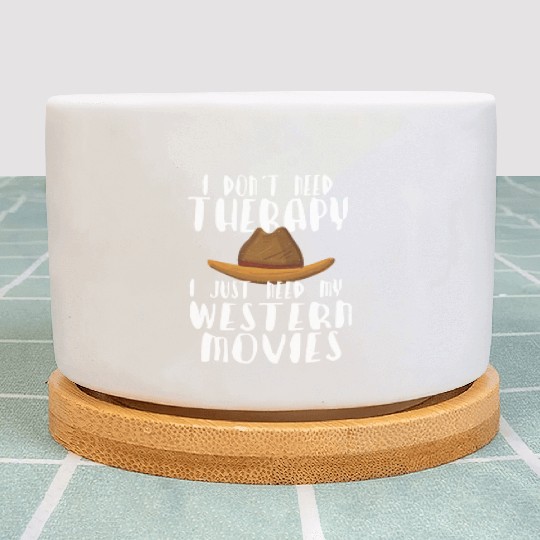 Cowboy Barn Bull Rider Rodeo Country Western Movie Plant Pots
