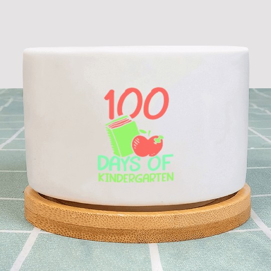 100 Days Of Kindergarten Sayings Cute Sweet Team Plant Pots